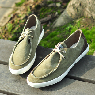  棉质透气夏季低帮车缝线硫化鞋橡胶平跟韩版流行男鞋帆布鞋