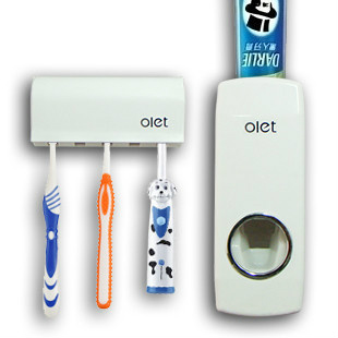 三金冠 正品奥莱特全自动挤牙膏器 牙膏挤压器 创意牙架套装 包邮