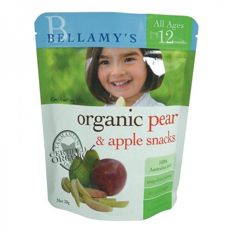 澳洲空运包邮 贝拉米Bellamy 婴幼儿辅食梨子苹
