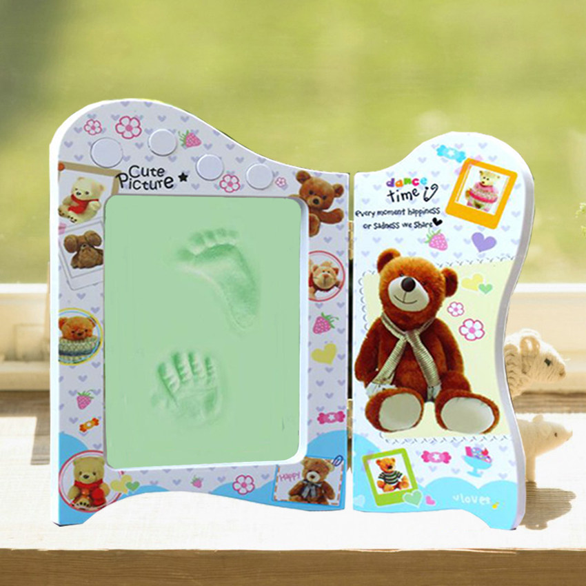 Neonatal age full moon gift baby handprint footprint baby handprint clay hand prints baby gift