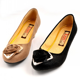  特价新款步源轩老北京布鞋女鞋花朵韩版休闲单鞋中跟舒适1902-095