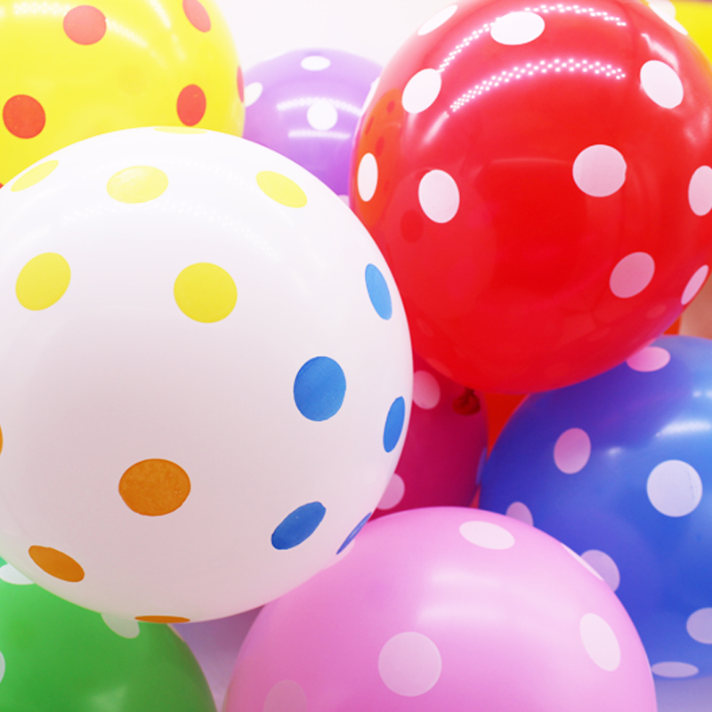 Wedding supplies 12 thickening pinkycolor Dot Polka Dot Balloons Wedding celebration Wedding Balloonin the Festive supplies/Gift , Balloon/Floating air ball , Balloon category - from Buy2taobao.com to provide professional Taobao agent buy service