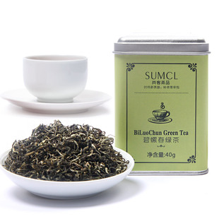  尚客茶品 绿茶 真尚碧螺春 绿茶 特级  洞庭碧螺春 特级 茶叶