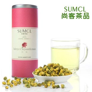  尚客茶品 桐乡胎菊王 菊花茶 特级杭白菊 花草茶 正宗桐乡胎菊王