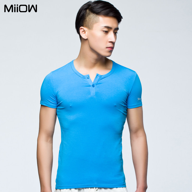 Cat home wear cat people original summer comfort t row buckle men's spring cotton t-shirt men