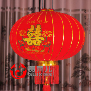  年货婚房布置大门灯笼宫灯喜庆灯笼 结婚灯笼2个装场景布置灯