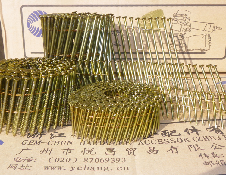 Pneumatic Coil Nailer Dedicated carpentry Coil nail Threaded nails Gas Nails Wooden packaging Wooden pallets nailin the Hardware/Tool , Fastener , Nail category - from Buy2taobao.com to provide professional Taobao agent buy service