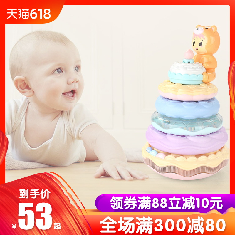 优乐恩儿童吹蜡烛蛋糕叠叠乐玩具宝宝彩虹塔套圈1-3岁益智玩具在类目 玩具/童车/益智/积木/模型, 串珠/拼图/配对/拆装/敲打玩具, 叠叠圈/叠套玩具中 - 来自Buy2taobao.com提供专业的淘宝代购服务