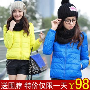  冬季女装 棉衣 女士 短款 棉服外套 韩版修身加厚大码棉袄