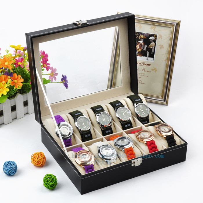 PU10 Open window watch Bracelet jewelry Exhibition storage box Box European style goods in stockin the Accessories/Fashion Jewelry, Jewelry storage , Jewelry Box category - from Buy2taobao.com to provide professional Taobao agent buy service