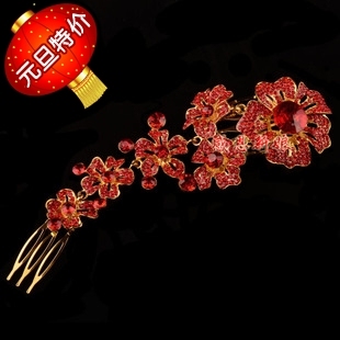  新娘饰品盘头发头饰大皇冠韩版结婚婚纱韩式旗袍礼服配饰造型批发