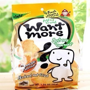  【新品特促】泰国进口 小老板面包干香烤小土司 非油炸芝士味