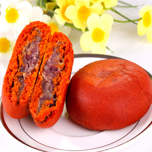  10个包邮 云南特产月饼食品 玫瑰饼 鲜花饼 滇园  鲜花荞饼 50克