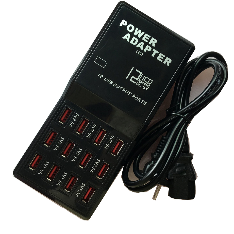 智能10口/12口USB手机通用充电器 5V12A大功率多功能智能充电器在类目 3C数码配件, 手机配件, 手机充电器中 - 来自Buy2taobao.com提供专业的淘宝代购服务