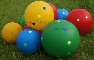 幼儿园早教儿童游戏圆球 塑料彩色大滚球 瑜伽