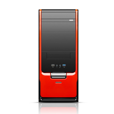 粤林650 atx电脑机箱 台式机电脑主机箱办公机箱usb3.0机箱家用箱