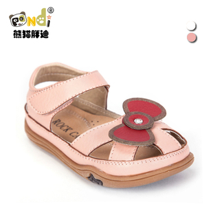  熊猫胖迪女童儿童凉鞋 夏季新款女童鞋女孩凉鞋公主鞋KT猫 潮