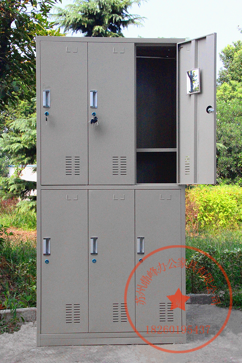 包郵廠家直銷鐵皮櫃學校工廠宿舍浴池儲物櫃六門櫃員工更衣櫃鼎峰在類目 商業/辦公傢俱, 辦公傢俱, 辦公櫃類, 更衣櫃中 - 來自Buy2taobao.com提供專業的淘寶代購服務