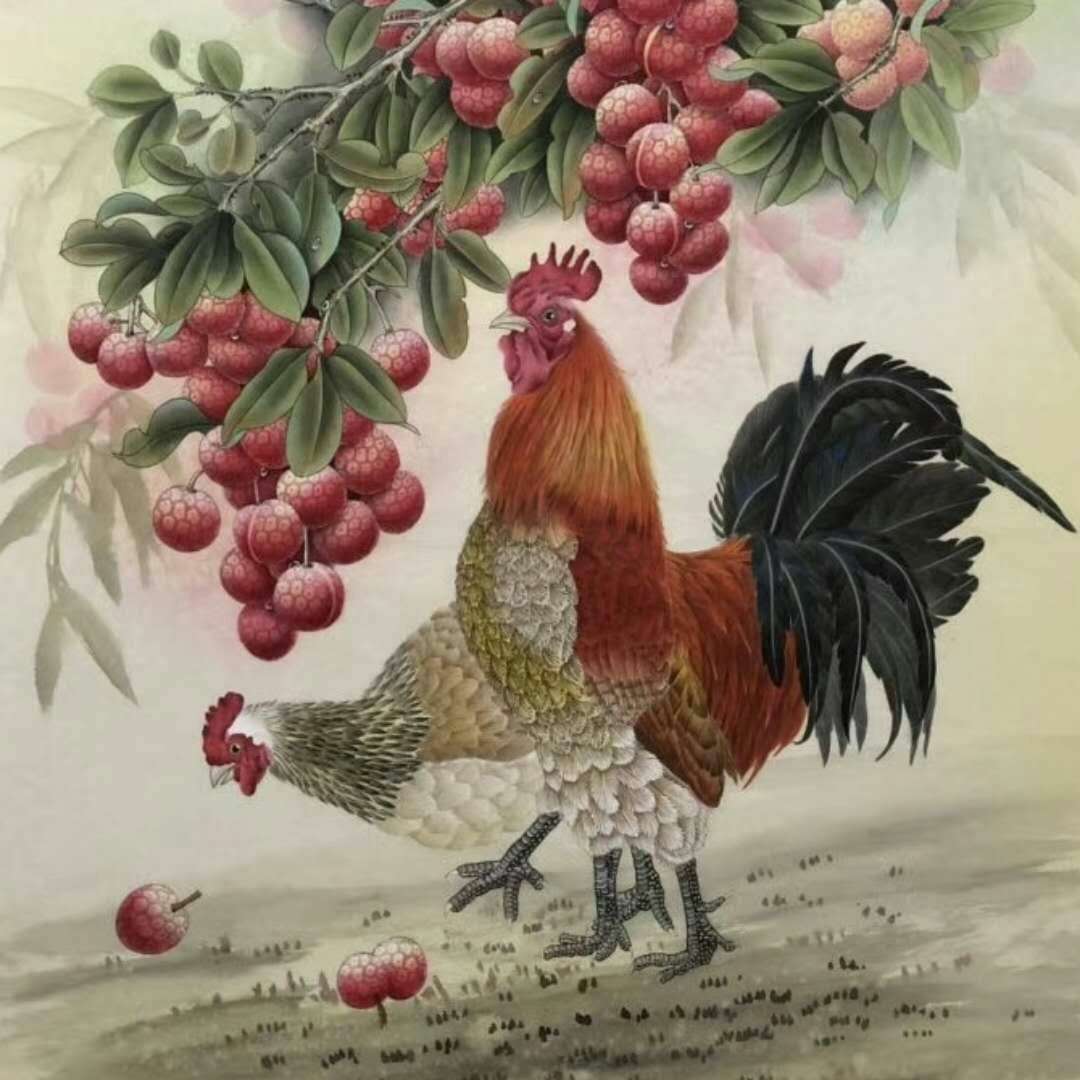 國畫工筆中彩民權王公莊畫虎村在類目 古董/郵幣/字畫/收藏, 書法/繪畫, 國畫中 - 來自Buy2taobao.com提供專業的淘寶代購服務