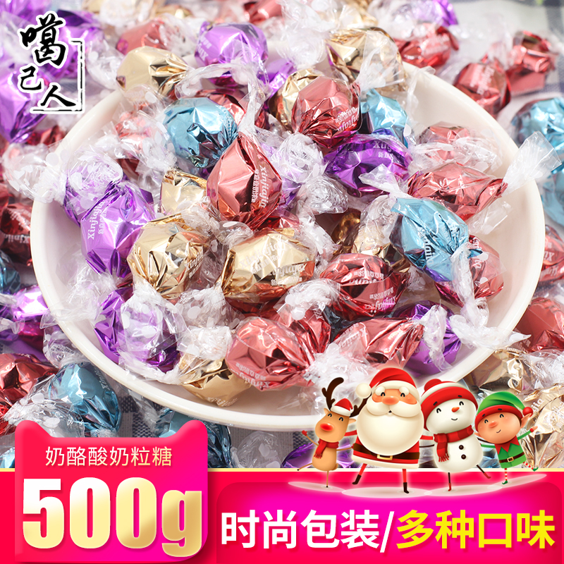 噶己人新嘉嘉奶浓压片糖500g新年货混合口味奶味糖果结婚喜糖散装|msdalam kategori makanan ringan/Nuts/Specialty, Gula-gula dan makanan ringan/Jelly/Pudding, gula-gula - dari Buy2taobao.com untuk memberikan perkhidmatan ejen Taobao profesional membeli
