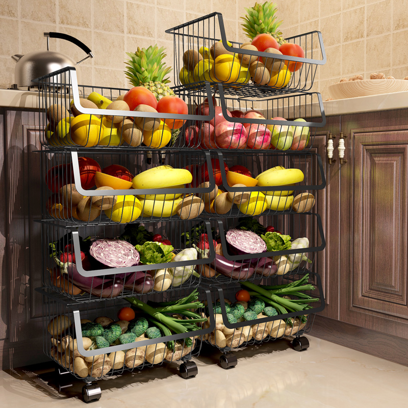 Stainless steel kitchen Vegetables Shelf to ground multi-storey household Storage basket fruit Vegetable Basket Fruits and vegetables Storage basketsin the Kitchen/Cooking utensils , Kitchen Gadgets/Kitchen storage , Kitchen storage rack/Kitchen Shelf , Kitchen Shelf/Angle Brackets category - from Buy2taobao.com to provide professional Taobao agent buy service