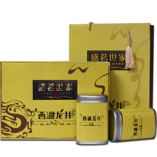  【聚团购】新茶 明前特级 西湖龙井茶叶250g礼盒装 春茶绿茶