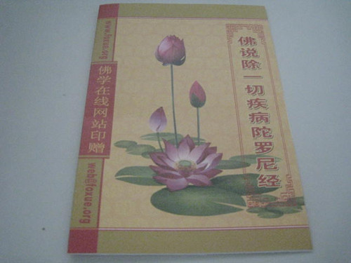 印佛经 经书 佛说除一切疾病陀罗尼经(拼音32开