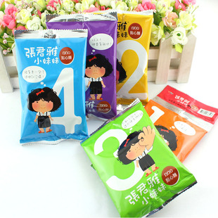  维力品牌 台湾进口零食品张君雅小妹妹BBQ点心面 净重22g