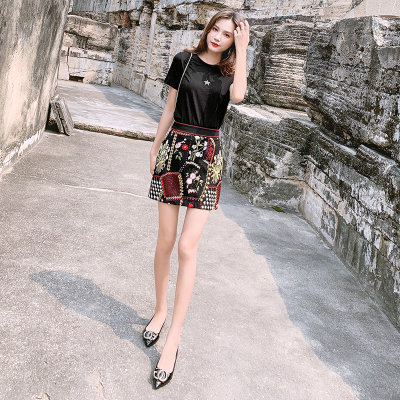 夏装2019新款网红时尚气质女装小香风洋气俏皮小矮个子两件套装裙|msdalam kategori Butik wanita / wanita, menetapkan/pakaian seragam pelajar/seragam kerja, saman moden - dari Buy2taobao.com untuk memberikan perkhidmatan ejen Taobao profesional membeli
