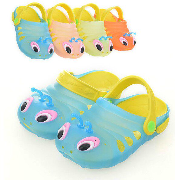 毛毛虫儿童果冻鞋