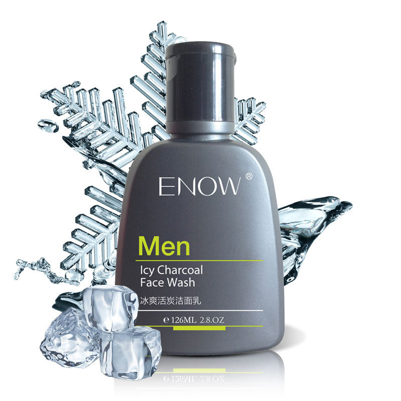 ENOW Yi Nong men's facial cleanser oil controlling blackhead acne cleanser moisturizing whitening cosmetics and skincare products