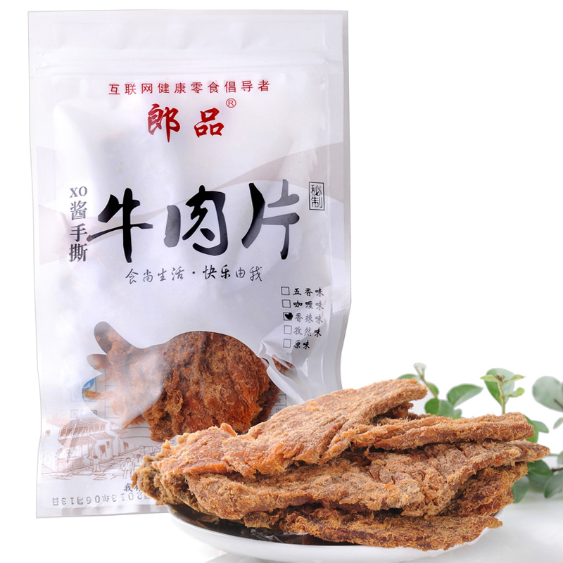 郎品手撕牛肉片100g