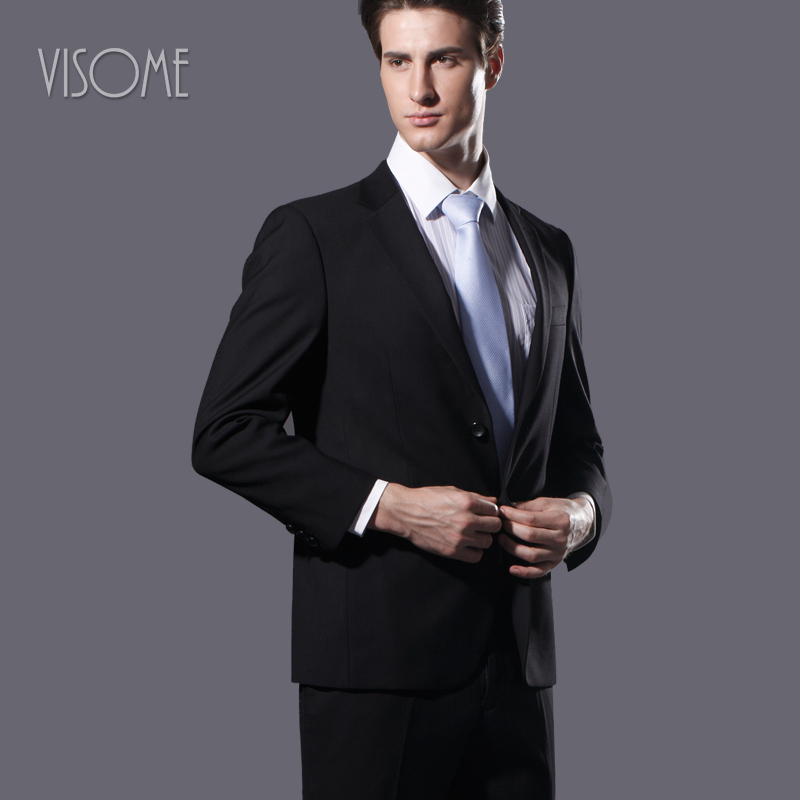 VISOME 正品高档男士商务修身西服套装 新郎结婚礼服宴会正装 VISOME 正品高档男士商务修身西服套装 新郎结婚礼服宴会正装