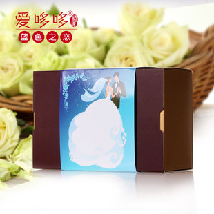  商城正品爱哆哆喜蛋喜饼蓝色之恋款婚嫁礼盒1种套餐搭配德芙喜糖
