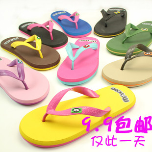  特价包邮 泰国小猴子夏季新款沙滩人字拖鞋男女情侣夹脚凉拖鞋