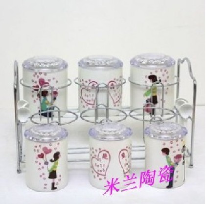 冲三钻 景德镇陶瓷 厨房用品 陶瓷调味瓶 七件套爱恋密封罐在类目 厨房/烹饪用具, 厨用小工具/厨房储物, 储物瓶罐/厨房储物器皿, 调味瓶罐中 - 来自Buy2taobao.com提供专业的淘宝代购服务
