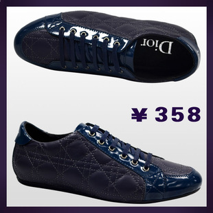  DIOR 迪奥男鞋 英伦潮流男皮鞋 舒适 商务时尚 格纹 日常休闲板鞋