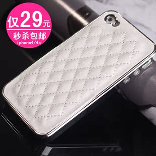  iphone4s手机壳 新款奢华皮套 苹果4保护套 4s外壳 ipone4配件 潮