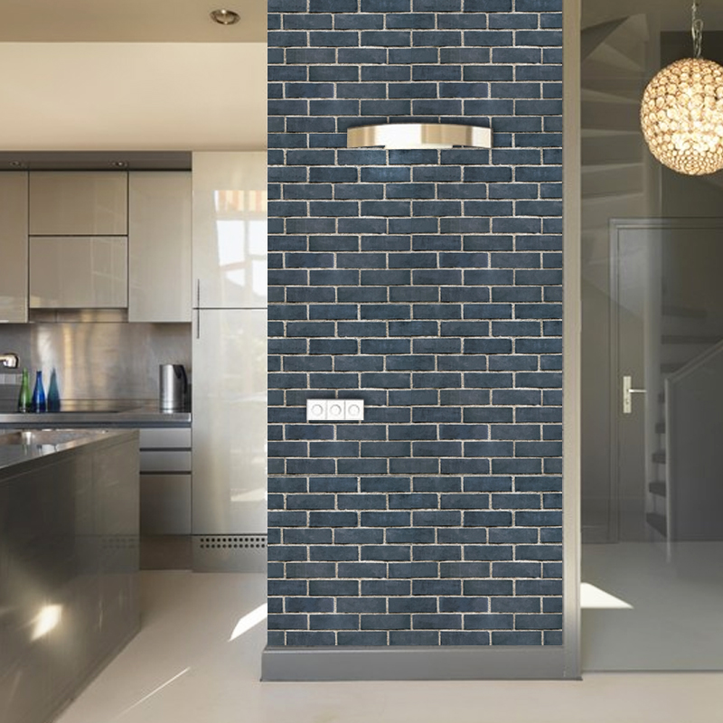 Blue brick To fake something antique wallpaper Wall Retread Renovation autohesion mural waterproof Chinese style a living room Storefront arrangement simple and easy wallpaperin the Home accessories , Stickers , Wall Stickers category - from Buy2taobao.com to provide professional Taobao agent buy service