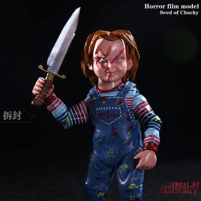 鬼娃回魂恰吉可动模型chucky cult电影人偶恐怖娃娃手办玩具neca