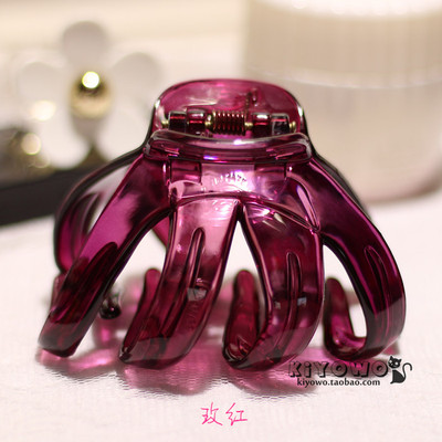 韩国AS专柜正品发抓摔不坏树脂大号八爪抓夹牛筋盘发发夹包邮头饰