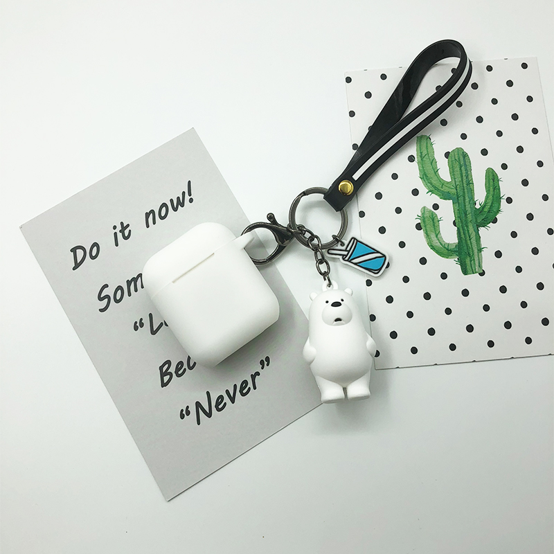 Apple AirPods personality smart cover parts Bluetooth wireless headset silica gel Little Bear Pendant lovelyin the 3C Digital Accessories, MP3/MP4 Fitting , Headphone Accessories category - from Buy2taobao.com to provide professional Taobao agent buy service
