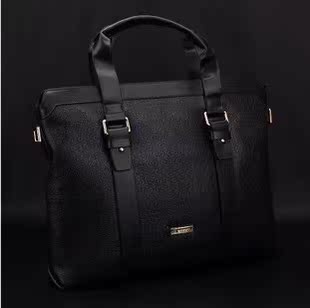 香港正品代购 CUCCI男包 男士手提包牛皮斜跨