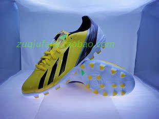  正品阿迪达斯F50 Adizero足球鞋短钉黄 Adidas F10 TRX AG G65338