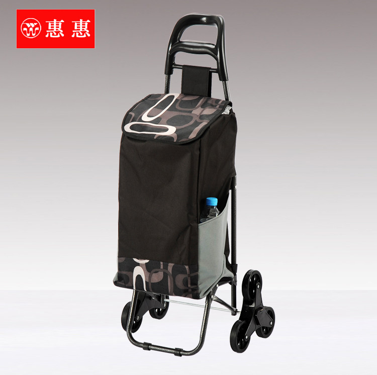 惠惠多功能六轮爬楼车购物车行李车便携买菜车 车手推车