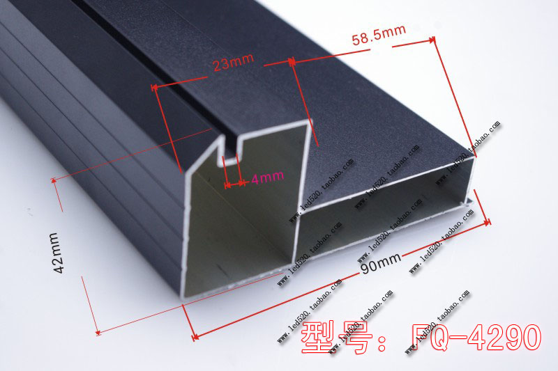 LED display/Advertising screen Black matte 4290 42*90mm 1.0mm Aluminum alloy frame/Profilesin the Hardware/Tool , LED Equipment , LED Display category - from Buy2taobao.com to provide professional Taobao agent buy service
