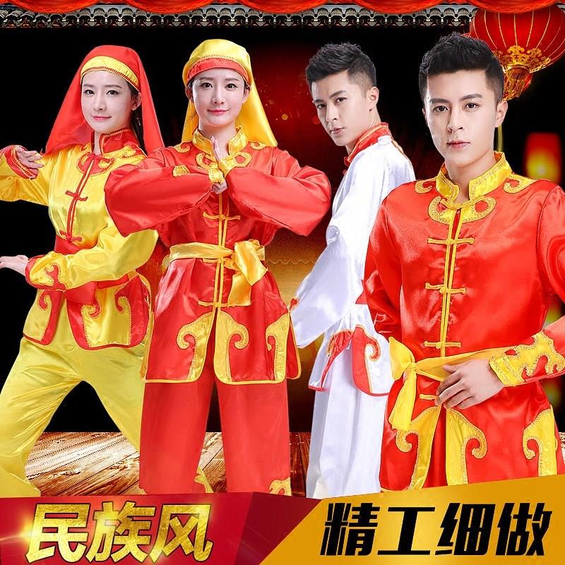 男装打鼓服装民族演出舞蹈秧歌服装男士舞龙舞狮锣鼓婚嫁轿夫服装在类目 女装/女士精品, 唐装/民族服装/舞台服装, 民族服装/舞台装中 - 来自Buy2taobao.com提供专业的淘宝代购服务