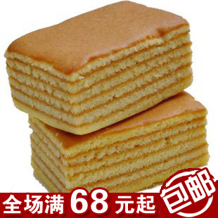  零食特产点心 礼财记印尼千层蛋糕 有层次的小蛋糕 芝士味 约30g