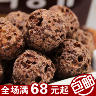 韩国原版进口零食品 乐天lotte加纳巧克力泡芙球40g特价满