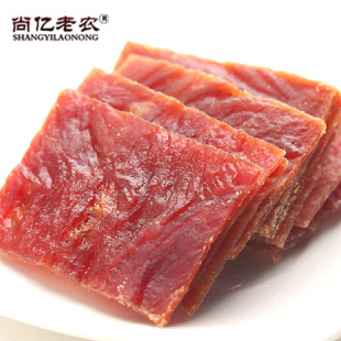 【3份包邮】尚亿老农靖江特产双鱼风味蜜汁猪肉脯/猪肉干